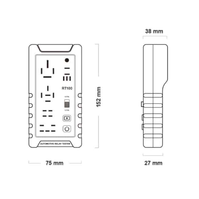 OBDResource 12V Automotive Relay Tester, RT100, RT100 With Storage Bag – Bild 3