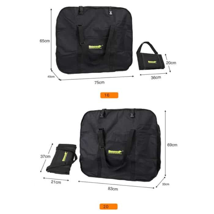 Rhinowalk 16/20 inch Portable Folding Bicycle Loading Bag Bicycle Storage Bag, RF161, RF201 – Bild 2