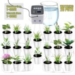 Smart Dual Pump Automatic Watering System 20 Drip Emitters Kit For Garden Plants - Battery/Electric Powered, EU Plug, US Plug, UK Plug, AU Plug – Bild 2
