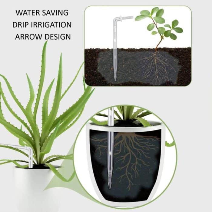 Smart Dual Pump Automatic Watering System 20 Drip Emitters Kit For Garden Plants - Battery/Electric Powered, EU Plug, US Plug, UK Plug, AU Plug – Bild 5