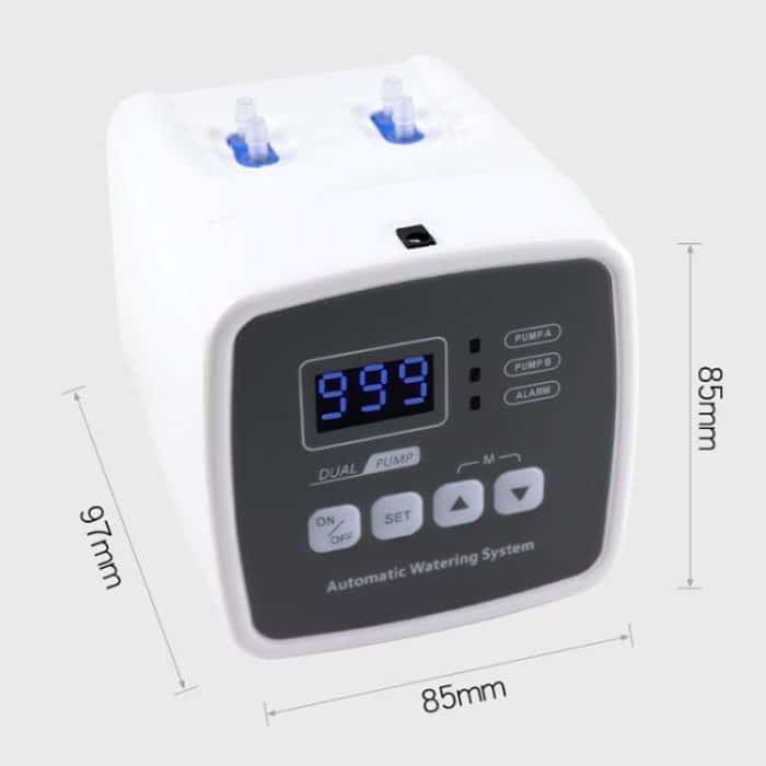 Smart Dual Pump Automatic Watering System 20 Drip Emitters Kit For Garden Plants - Battery/Electric Powered, EU Plug, US Plug, UK Plug, AU Plug – Bild 8