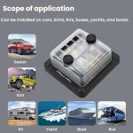 6-Way Waterproof Fuse Box With LED Indicator And Sticker, ZH-1704A1 – Bild 13