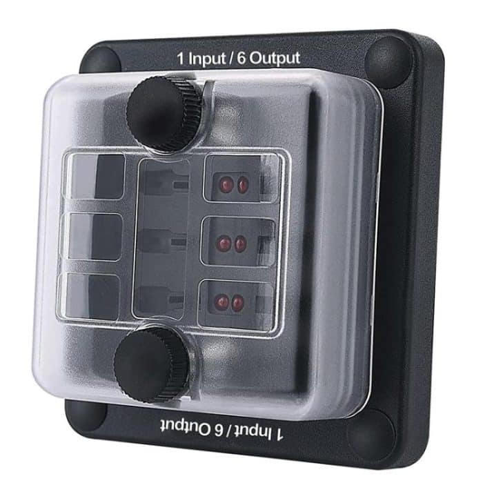 6-Way Waterproof Fuse Box With LED Indicator And Sticker, ZH-1704A1 – Bild 4
