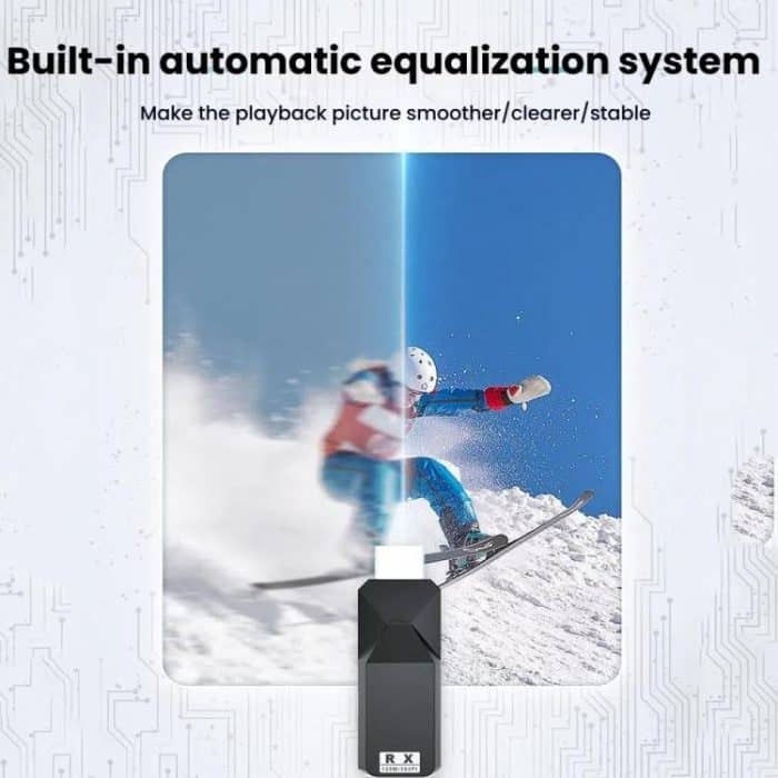 PWAY DT258 120m HDMI-Kompatibel 1080P HD Video Netzwerk Extender Mini HD Video Sender – Bild 5