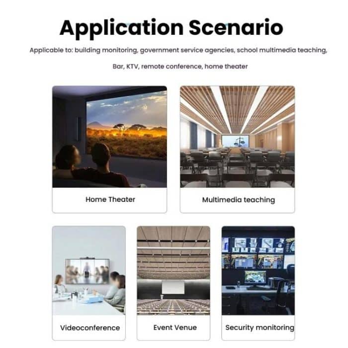 PWAY DT258 120m HDMI-Kompatibel 1080P HD Video Netzwerk Extender Mini HD Video Sender – Bild 8