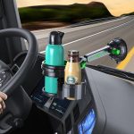 Car Multifunctional Water Cup Holder Auto Large Suction Cup Mounted Drink Rack, Long Rod Gray, Long Rod Green, Short Rod Gray, Short Rod Green – Bild 11