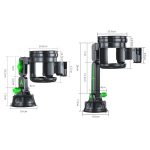 Car Multifunctional Water Cup Holder Auto Large Suction Cup Mounted Drink Rack, Long Rod Gray, Long Rod Green, Short Rod Gray, Short Rod Green – Bild 3