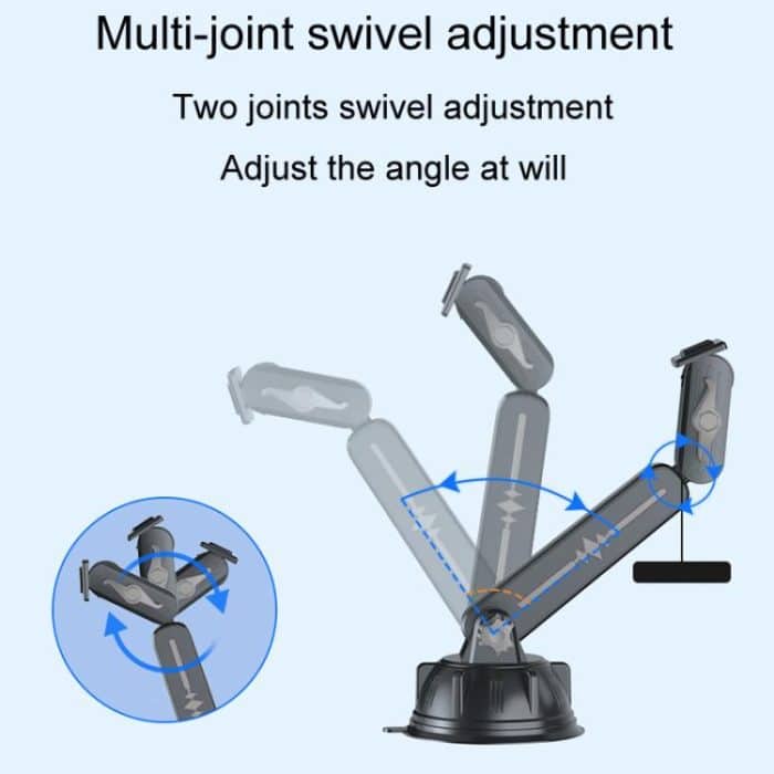 Car Multifunctional Water Cup Holder Auto Large Suction Cup Mounted Drink Rack, Long Rod Gray, Long Rod Green, Short Rod Gray, Short Rod Green – Bild 5