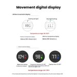 Crab Shape Digital Thermometer Baby Bath Water Thermometer, White LCD, Black LED – Bild 6