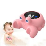 Crab Shape Digital Thermometer Baby Bath Water Thermometer, White LCD, Black LED – Bild 9