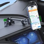 Extended Bendable Hose Car Phone Holder Windshield Dashboard Large Suction Cup Navigation Bracket – Bild 2