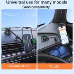 Extended Bendable Hose Car Phone Holder Windshield Dashboard Large Suction Cup Navigation Bracket – Bild 7