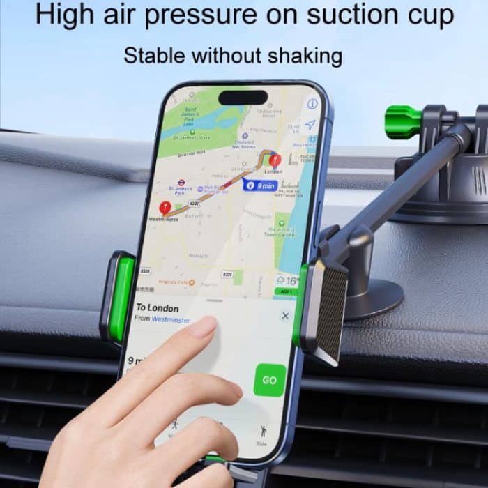 Extended Bendable Hose Car Phone Holder Windshield Dashboard Large Suction Cup Navigation Bracket – Bild 10