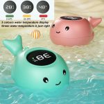 IPX7 Waterproof Cartoon Whale Color LED Screen Smart Water Thermometer Baby Bath Thermometer – Bild 4