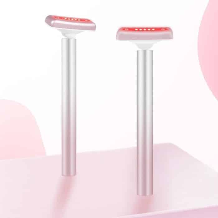 Red Light Facial Wand Eye Neck Massager With Vibrating for Lifting, Dark Circle Reduction – Bild 3