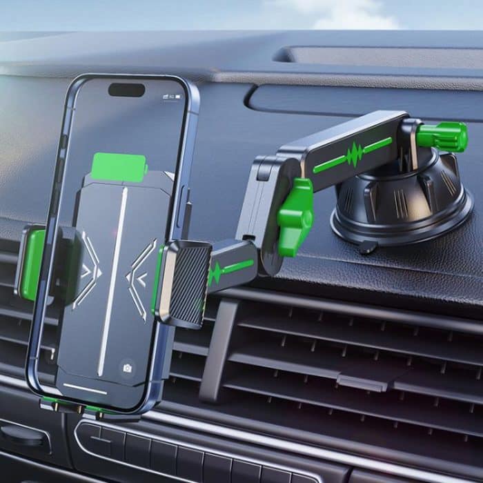 Extended Car Mechanical Arm Telescopic Cell Phone Holder Car Windshield Dashboard Large Suction Cup Navigation Mount – Bild 2