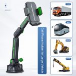 Extended Car Mechanical Arm Telescopic Cell Phone Holder Car Windshield Dashboard Large Suction Cup Navigation Mount – Bild 4