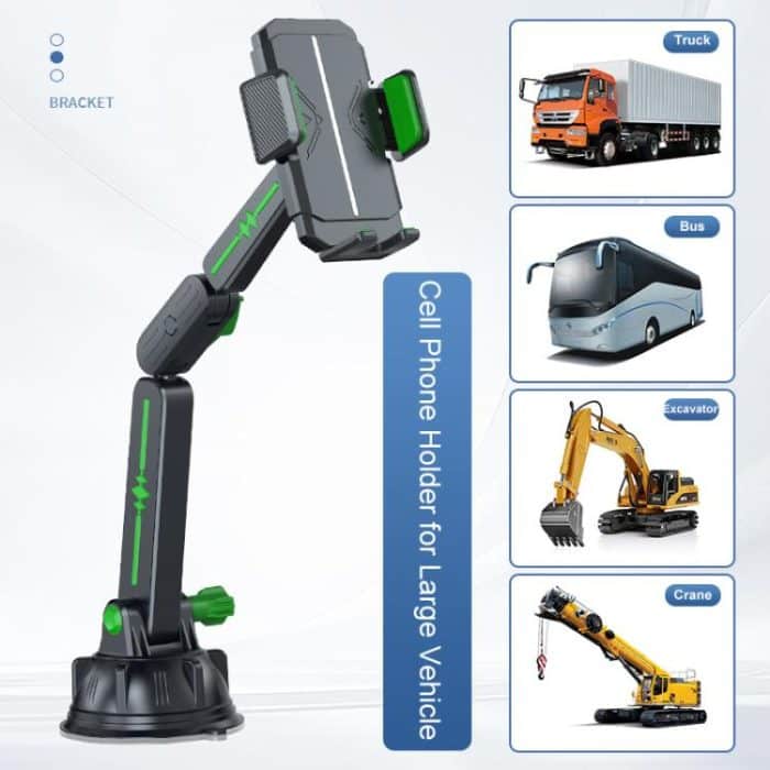 Extended Car Mechanical Arm Telescopic Cell Phone Holder Car Windshield Dashboard Large Suction Cup Navigation Mount – Bild 4