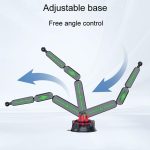 Extended Car Mechanical Arm Telescopic Cell Phone Holder Car Windshield Dashboard Large Suction Cup Navigation Mount – Bild 5