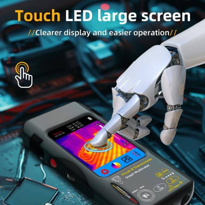 Thermal Imager Multimeter Handheld Touch Screen High Accuracy Thermometer, BSIDE SH7 Standard, BSIDE SH7 Standard+Flexible Coil, BSIDE SH7 Standard+Macro Lens, BSIDE SH7 Standard+Macro Lens+Flexible Coil – Bild 4