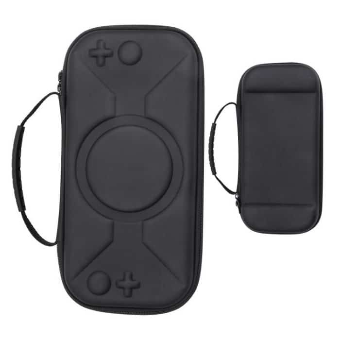 For Nintendo Switch 2 Storage Bag Portable O-Pattern Handbag, O-Pattern PU Black, O-Pattern Fabric Gray – Bild 8