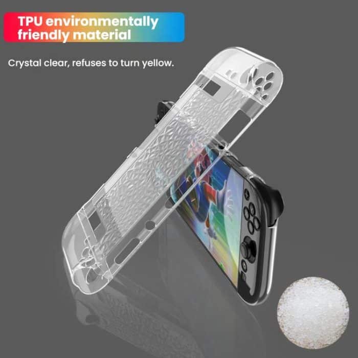 For Nintendo Switch 2 TPU+PC Split Transparent Case Cover Shockproof Shell, TPU+PC Diamond Split Case – Bild 4