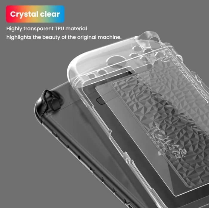 For Nintendo Switch 2 TPU+PC Split Transparent Case Cover Shockproof Shell, TPU+PC Diamond Split Case – Bild 6