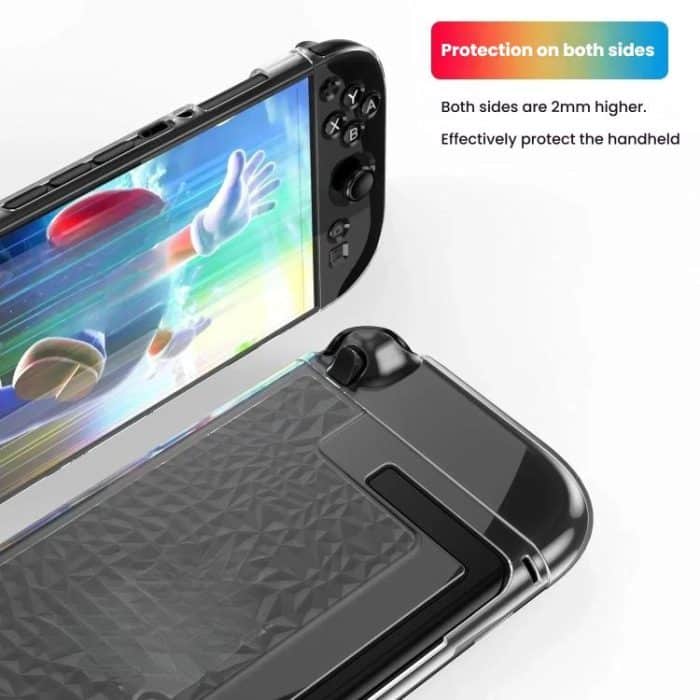 For Nintendo Switch 2 TPU+PC Split Transparent Case Cover Shockproof Shell, TPU+PC Diamond Split Case – Bild 7