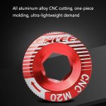 ENLEE Aluminum Bicycle Crank Cover Crank Screws, M18 Black, M18 Red, M18 Blue, M18 Gold, M20 Black, M20 Red, M20 Blue, M20 Gold – Bild 5