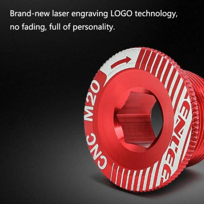 ENLEE Aluminum Bicycle Crank Cover Crank Screws, M18 Black, M18 Red, M18 Blue, M18 Gold, M20 Black, M20 Red, M20 Blue, M20 Gold – Bild 6