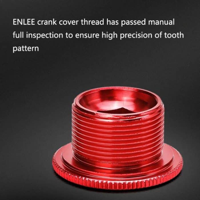 ENLEE Aluminum Bicycle Crank Cover Crank Screws, M18 Black, M18 Red, M18 Blue, M18 Gold, M20 Black, M20 Red, M20 Blue, M20 Gold – Bild 7