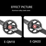 ENLEE Aluminum Bicycle Crank Cover Crank Screws, M18 Black, M18 Red, M18 Blue, M18 Gold, M20 Black, M20 Red, M20 Blue, M20 Gold – Bild 8