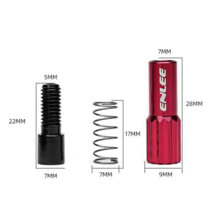 ENLEE Mountain Road Bicycle Shift Center Trim Screws 4mm Cable Brake Cable Adjustment Screw – Bild 7