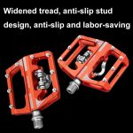 RACEWORK M215 Bicycle Lock Pedal To Flat Pedal Aluminum Alloy SPD Clipless Pedal – Bild 5