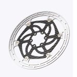 RACEWORK Ultra-light Floating Six-pin Bicycle Disc Brake Pads, 140mm, 160mm, 180mm