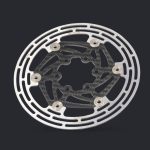 RACEWORK Ultra-light Floating Six-pin Bicycle Disc Brake Pads, 140mm, 160mm, 180mm – Bild 2