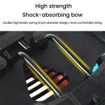 FMFXTRA Thickened Bicycle Saddle Mountain Bike Shaped Saddle, Black, Brown, Black+Tail Light, Brown+Tail Light – Bild 6