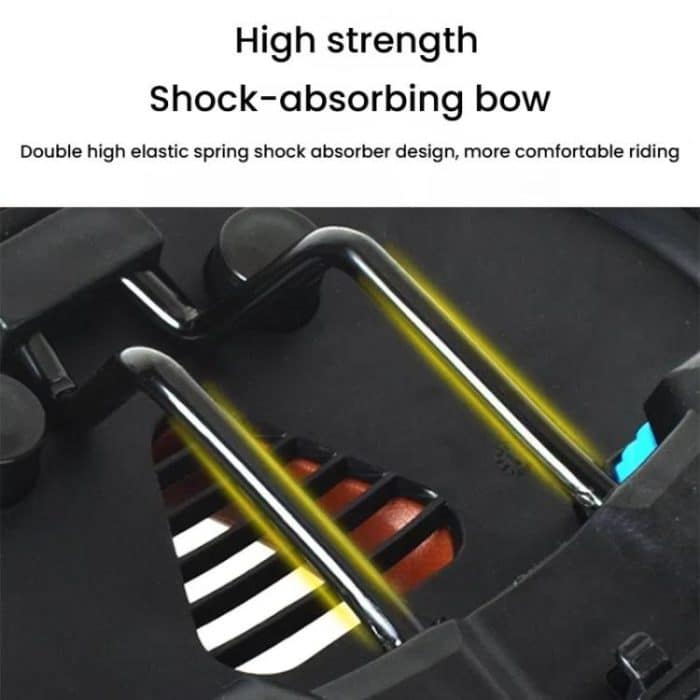 FMFXTRA Thickened Bicycle Saddle Mountain Bike Shaped Saddle, Black, Brown, Black+Tail Light, Brown+Tail Light – Bild 6