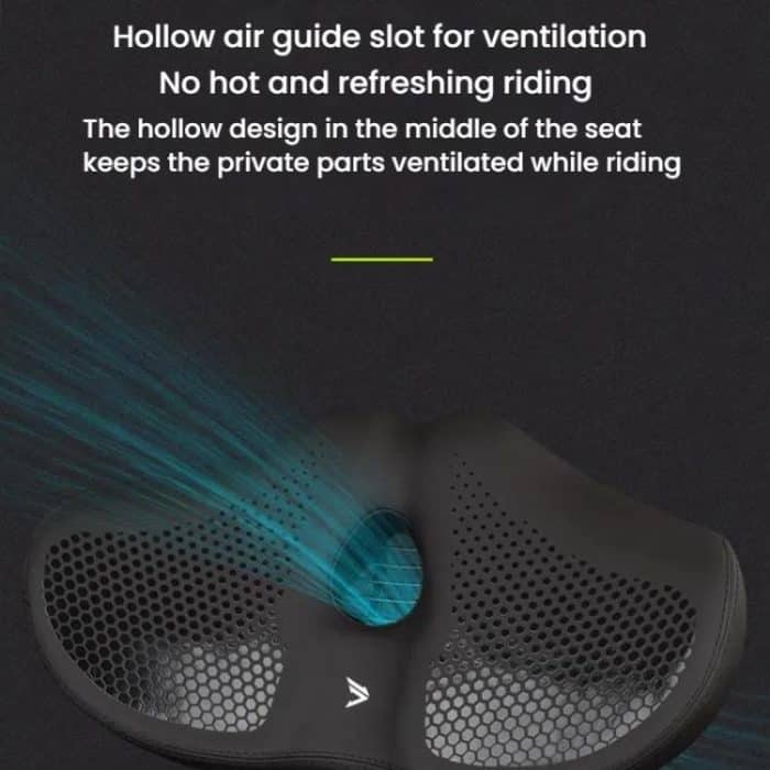 FMFXTRA Thickened Bicycle Saddle Mountain Bike Shaped Saddle, Black, Brown, Black+Tail Light, Brown+Tail Light – Bild 7