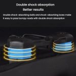 FMFXTRA Thickened Bicycle Saddle Mountain Bike Shaped Saddle, Black, Brown, Black+Tail Light, Brown+Tail Light – Bild 8