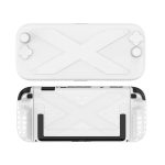 For Nintendo Switch 2 PC + TPU Split Cover With Panel Set Protective Shell, PC + TPU Panel Black, PC + TPU Panel White – Bild 2