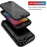 For Nintendo Switch 2 PC + TPU Split Cover With Panel Set Protective Shell, PC + TPU Panel Black, PC + TPU Panel White – Bild 3