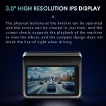 Anytek T2 PRO 3.0 Inch 2K HD Night Vision Recorder Hidden Car Camera Front And Rear Dual Recording, T2 PRO – Bild 3