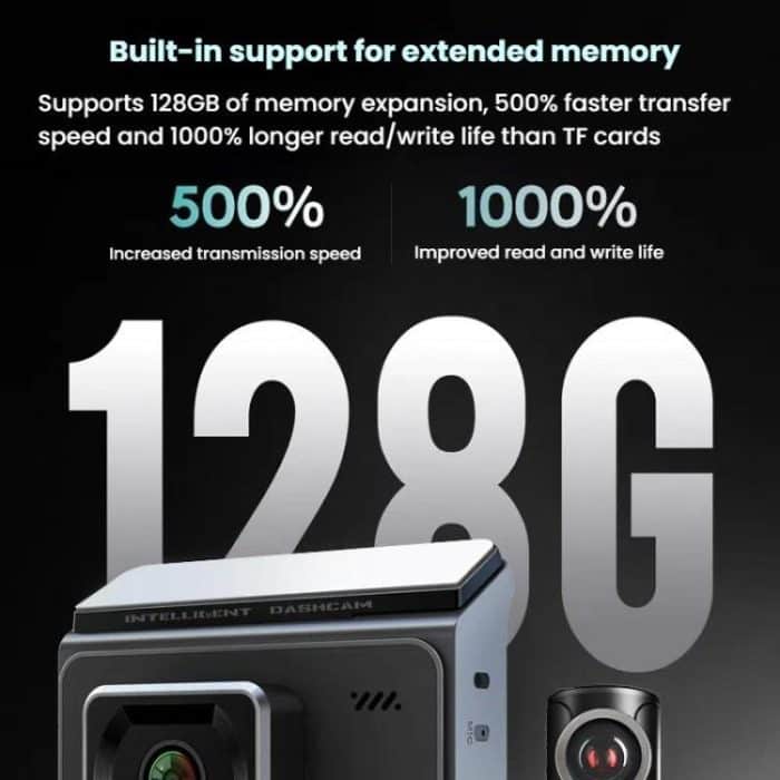 Anytek T2 PRO 3.0 Inch 2K HD Night Vision Recorder Hidden Car Camera Front And Rear Dual Recording, T2 PRO – Bild 8