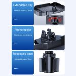 Car 360 Degree Rotating Dining Tray Auto Adjustable Cell Phone Holder, Small, Medium, Large – Bild 6
