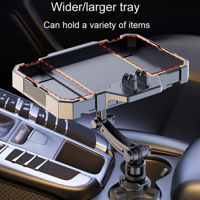 Car 360 Degree Rotating Dining Tray Auto Adjustable Cell Phone Holder, Small, Medium, Large – Bild 7