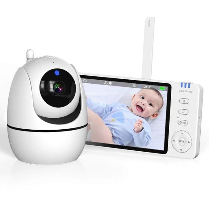 5 inch 1080P HD Baby Watcher Baby Monitor Camera, US Plug, EU Plug, UK Plug, AU Plug – Bild 1