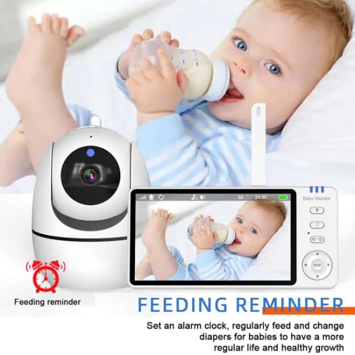 5 inch 1080P HD Baby Watcher Baby Monitor Camera, US Plug, EU Plug, UK Plug, AU Plug – Bild 5