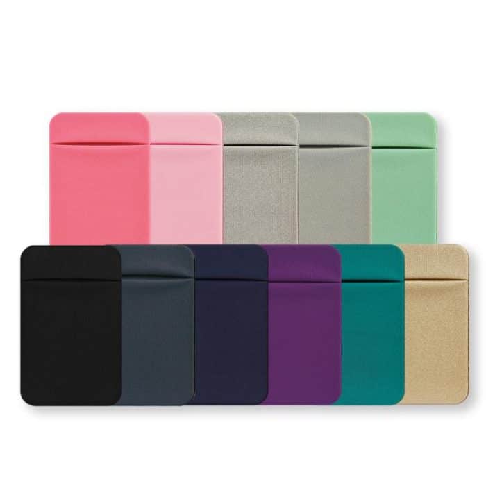 Elastic Lycra Phone Back Sticker Card Holder Secure Card Pocket with No Residue Removal – Bild 3