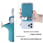 Elastic Lycra Phone Back Sticker Card Holder Secure Card Pocket with No Residue Removal – Bild 4